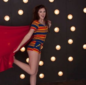 Vintage 70s terry cloth romper swimsuit cover-up